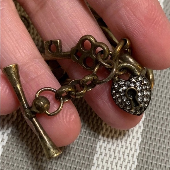 Vintage style Fossil cuff link bracelet !:)💥👍 - Picture 7 of 7